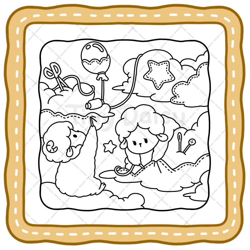 5 Fantasy Animal Coloring Book – 45 Magical Cozy Dreamy Pages