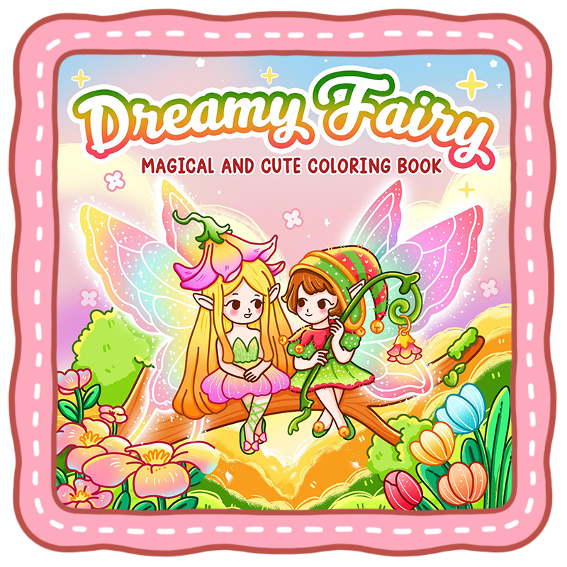 fairy coloring book