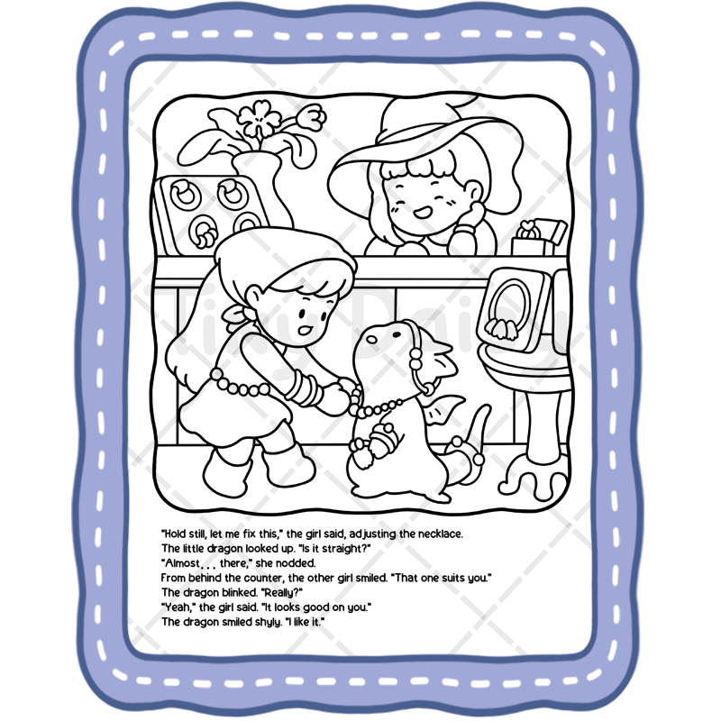 1 Tiny Tales – Cozy Dragon & Magical Moments Tiny Daisy Coloring Book & Story