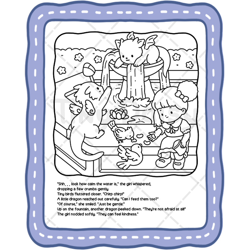 2 Tiny Tales – Cozy Dragon & Magical Moments Tiny Daisy Coloring Book & Story