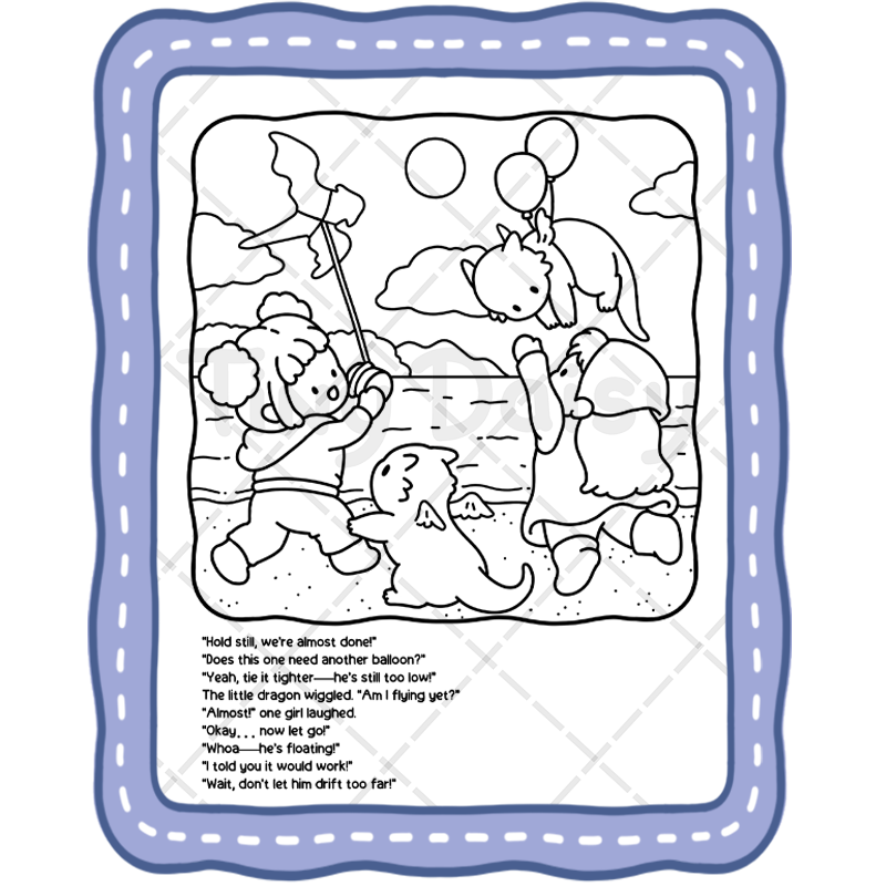 3 Tiny Tales – Cozy Dragon & Magical Moments Tiny Daisy Coloring Book & Story