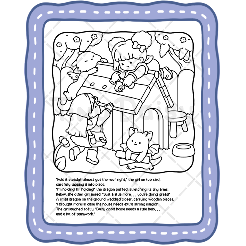 5 Tiny Tales – Cozy Dragon & Magical Moments Tiny Daisy Coloring Book & Story