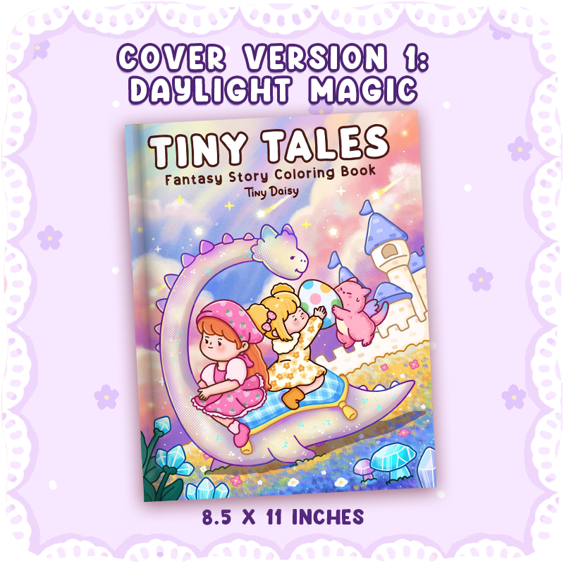 cozy fantasy coloring book cute dragons midnight cover