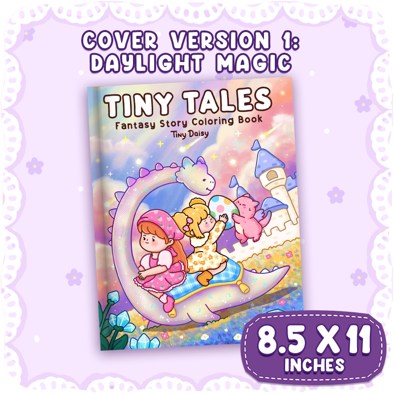 cozy fantasy coloring book cute dragons midnight cover