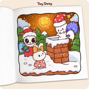 Alternative view of Boo Xmas Coloring Book