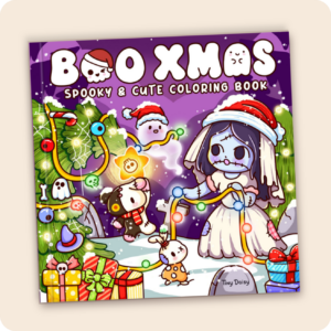 Boo Xmas Coloring Book