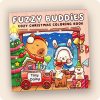 Christmas Fuzzy Buddies Coloring Book