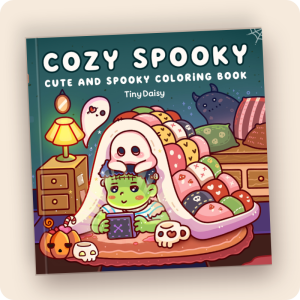 Alternative view of Spooky Cozy Coloring Book