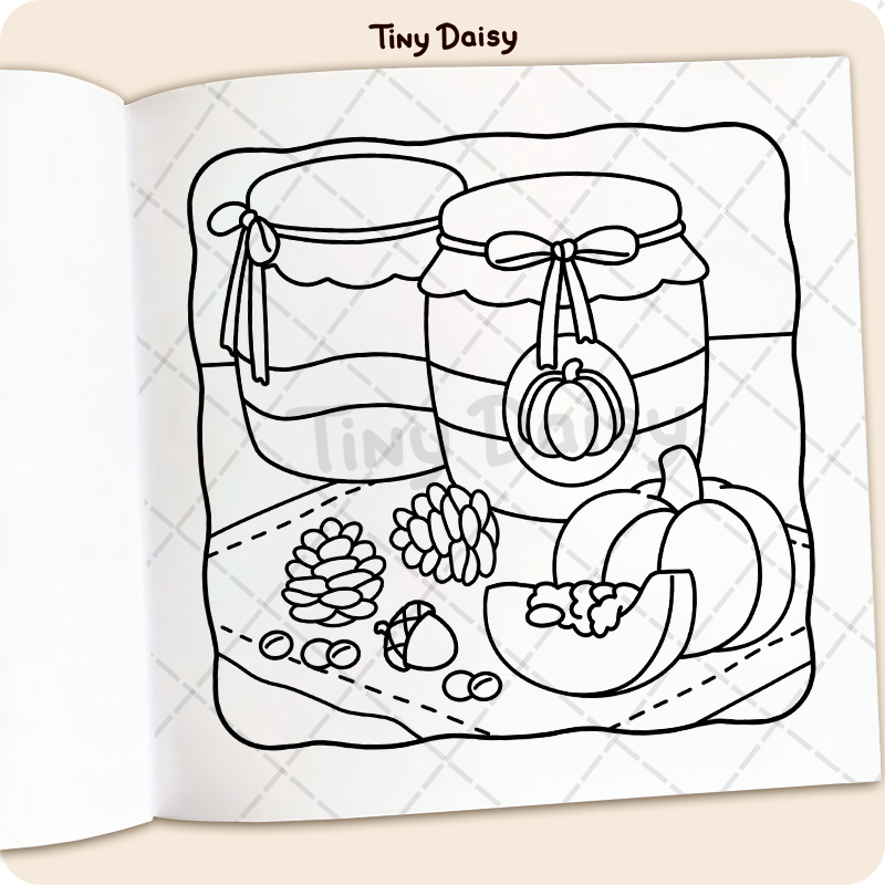 Cottage Kitchen Coloring Book - Image 3