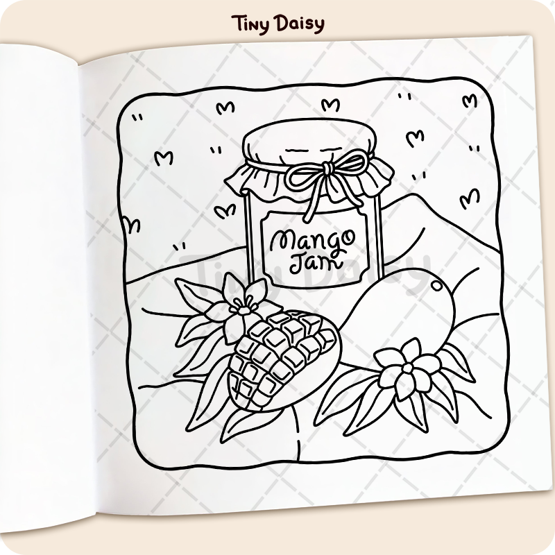 Cottage Kitchen Coloring Book - Image 5