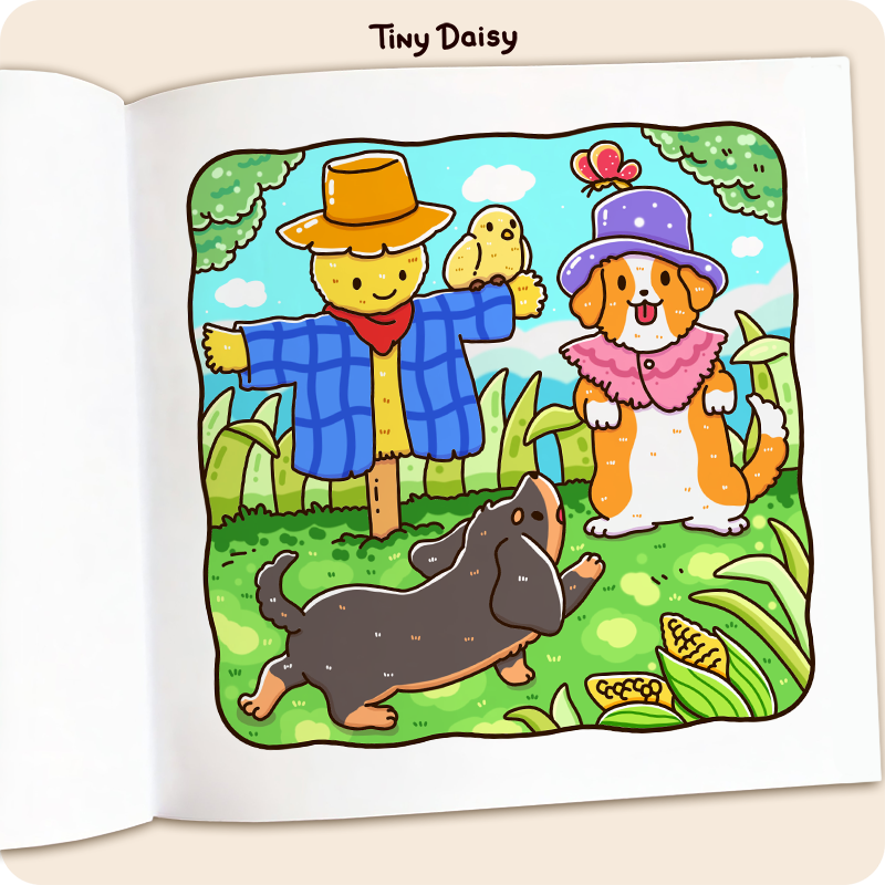 Cottage Paws Coloring Book - Image 3