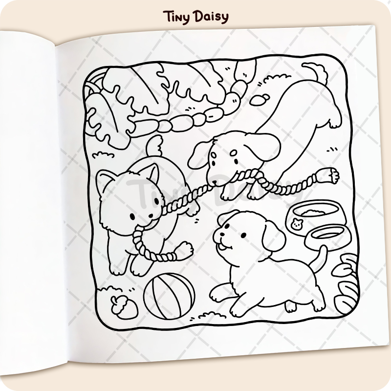 Cottage Paws Coloring Book - Image 4