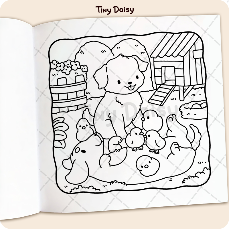 Cottage Paws Coloring Book - Image 6