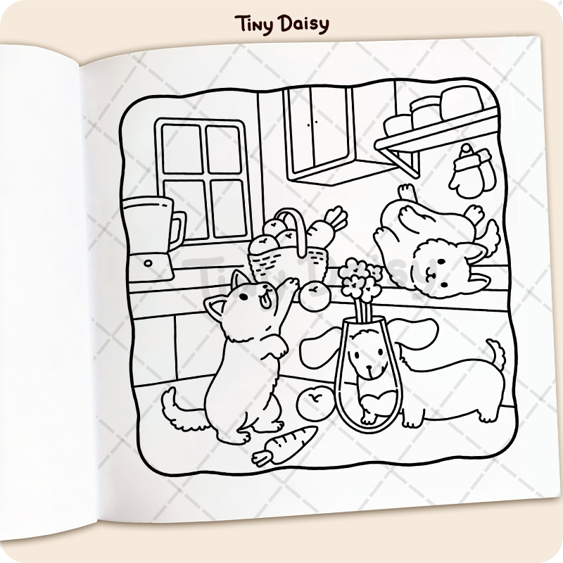 Cottage Paws Coloring Book - Image 7