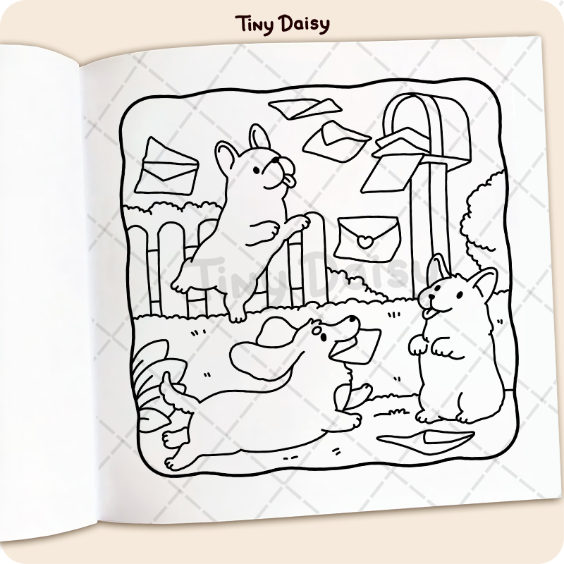 Cottage Paws Coloring Book - Image 8