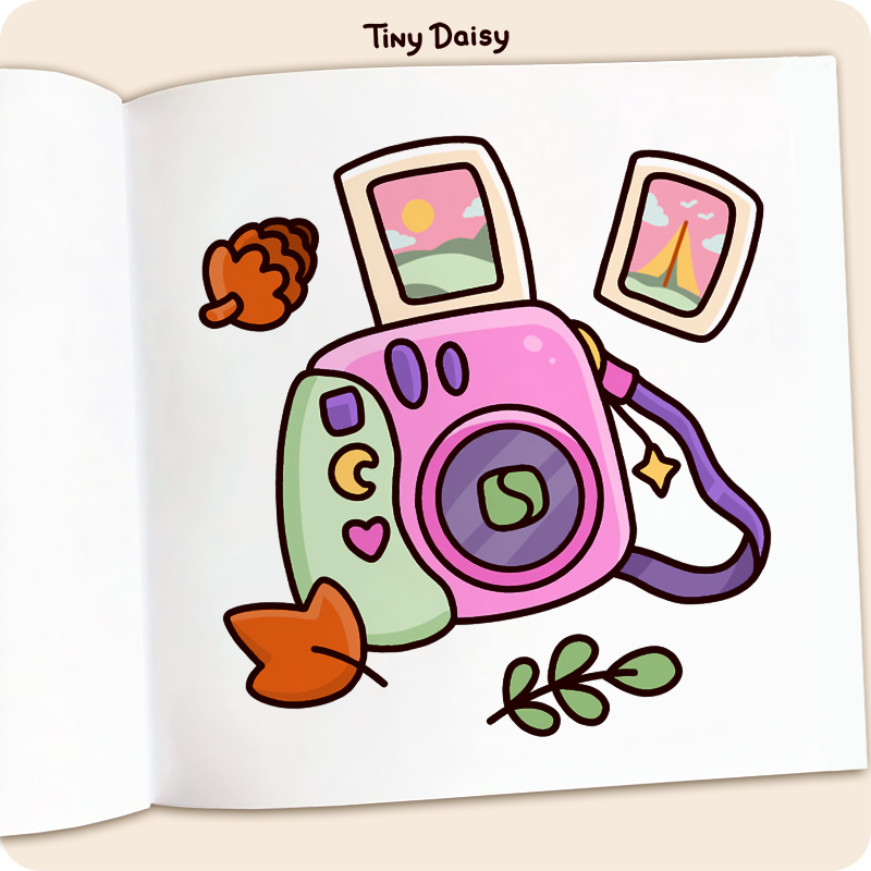 Cozy Girl Time Coloring Book - Image 4