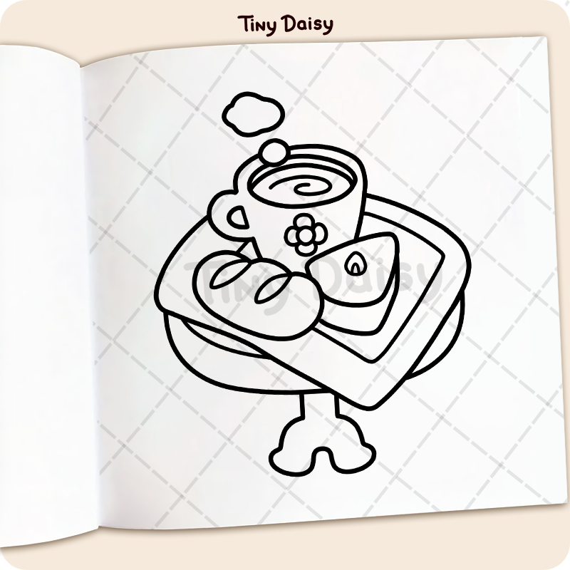 Cozy Girl Time Coloring Book - Image 9