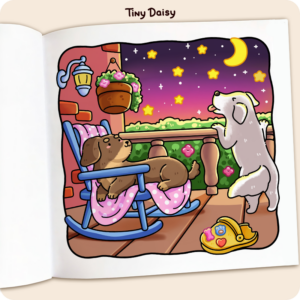 Alternative view of Cozy Dogs Mini Coloring Book
