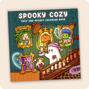 Alternative view of Cozy Spooky Coloring Book