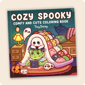 Cozy Spooky Coloring Book