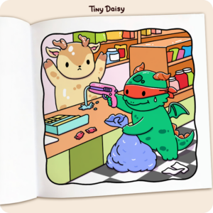 Alternative view of Funny Criminal Coloring Book
