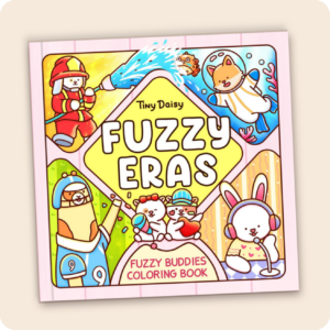 Fuzzy Eras Coloring Book