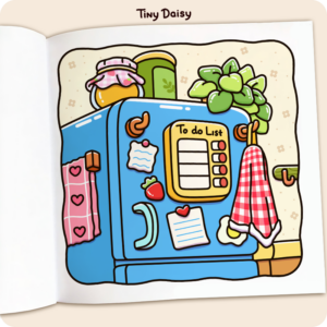Alternative view of Girl Stuffs Coloring Book