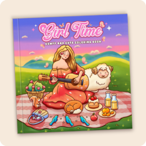Girl Time Coloring Book