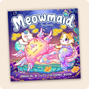 Meowmaid Coloring Book