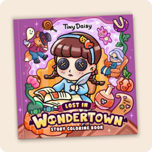 Alternative view of Spooky Wondertown Coloring Book