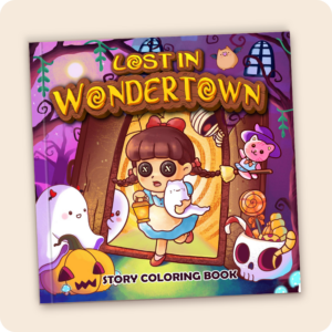 Lost In Wondertown Coloring Book