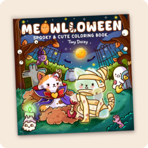 Meowlloween Coloring Book