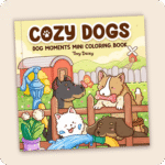 Cozy Dogs Mini Coloring Book