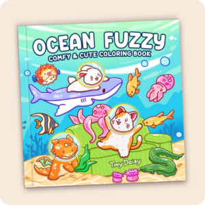 Ocean Fuzzy Coloring Book