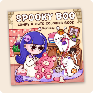 Spooky Boo Coloring Book
