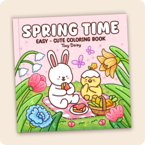 Spring Time Coloring Book
