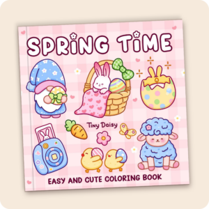 Alternative view of Spring Time Coloring Book