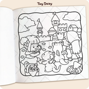 Alternative view of Tiny Tales Mini Coloring Book (Moonlight Cover 6 x 6 inches)