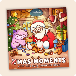 Xmas Moments Coloring Book