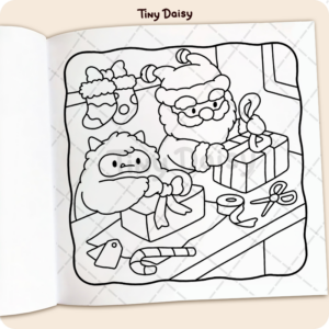 Alternative view of Xmas Moments Coloring Book
