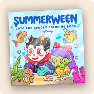Summerween Coloring Book