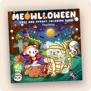 Alternative view of Spooky Meowy Coloring Book