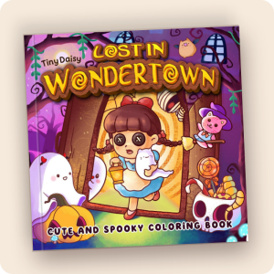 Alternative view of Spooky Wondertown Coloring Book