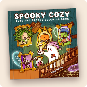 Spooky Cozy Coloring Book