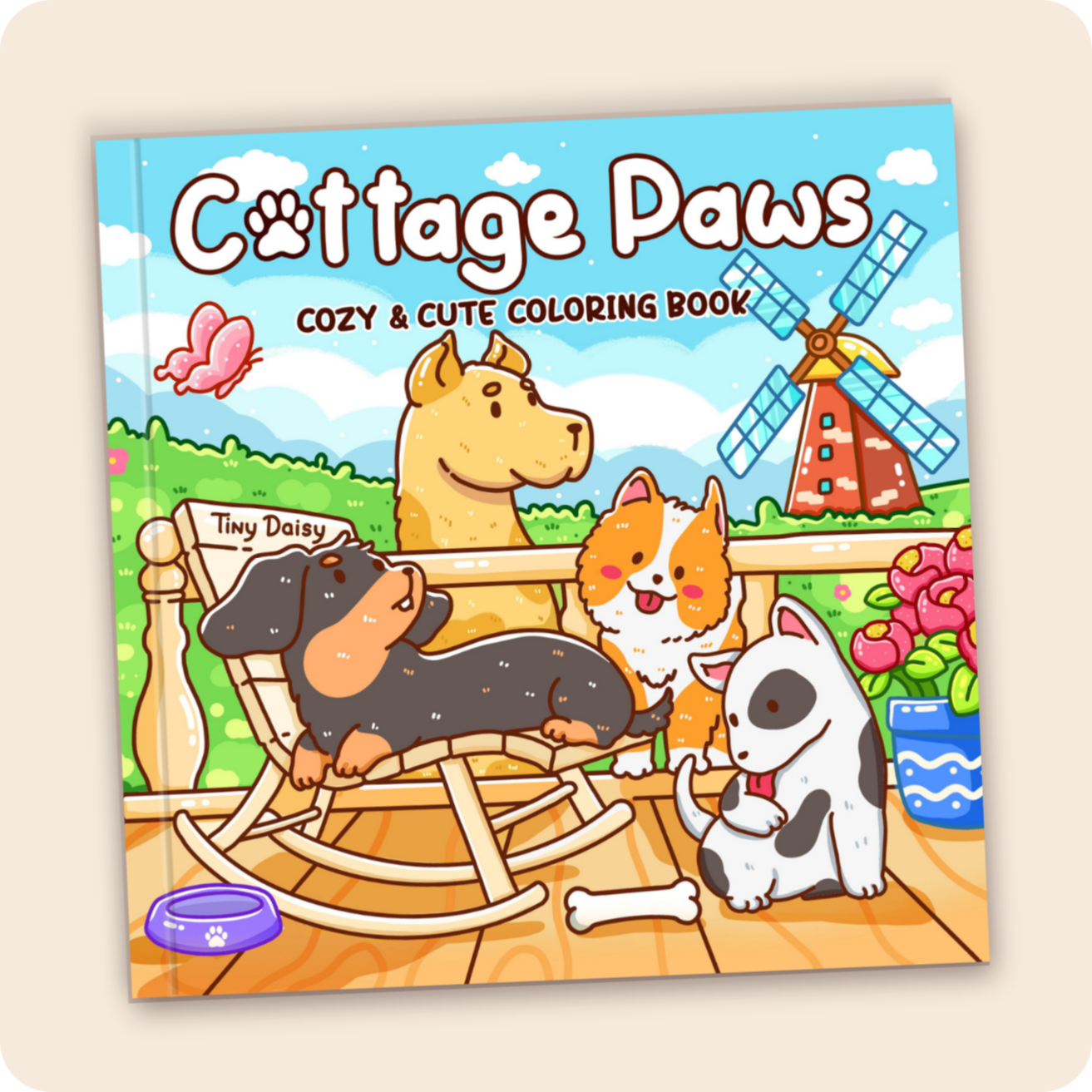 Cozy Dogs Coloring Book - Image 2