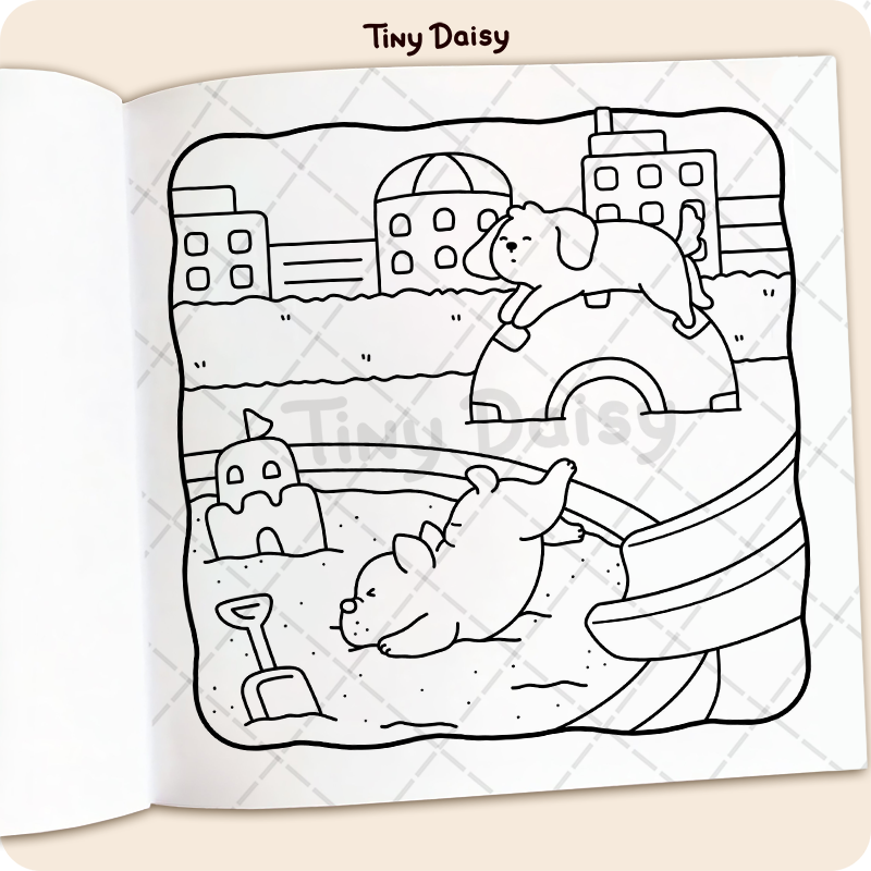 Cozy Dogs Coloring Book - Image 5