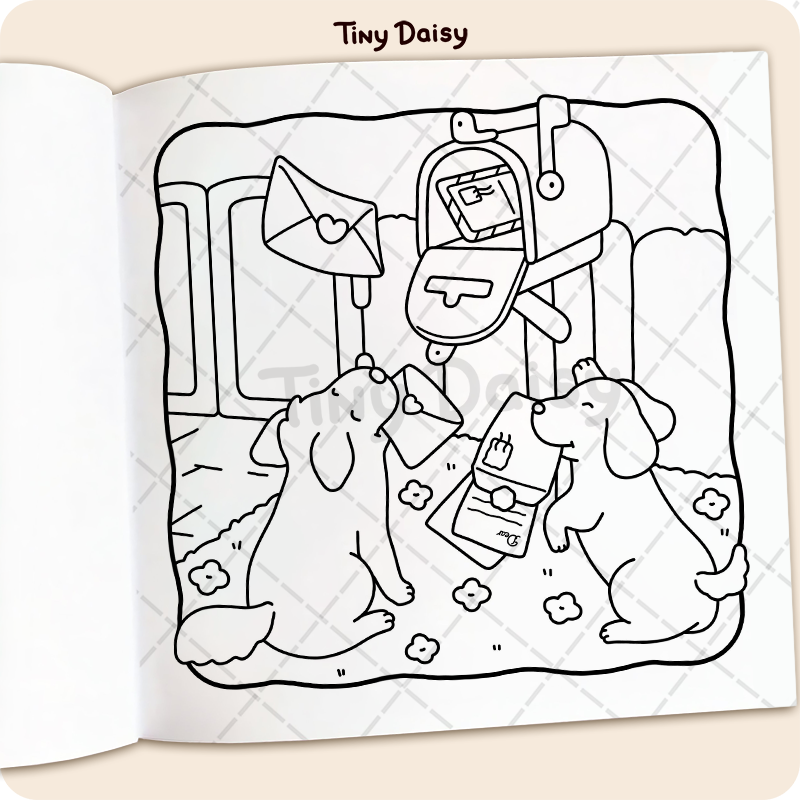 Cozy Dogs Coloring Book - Image 6