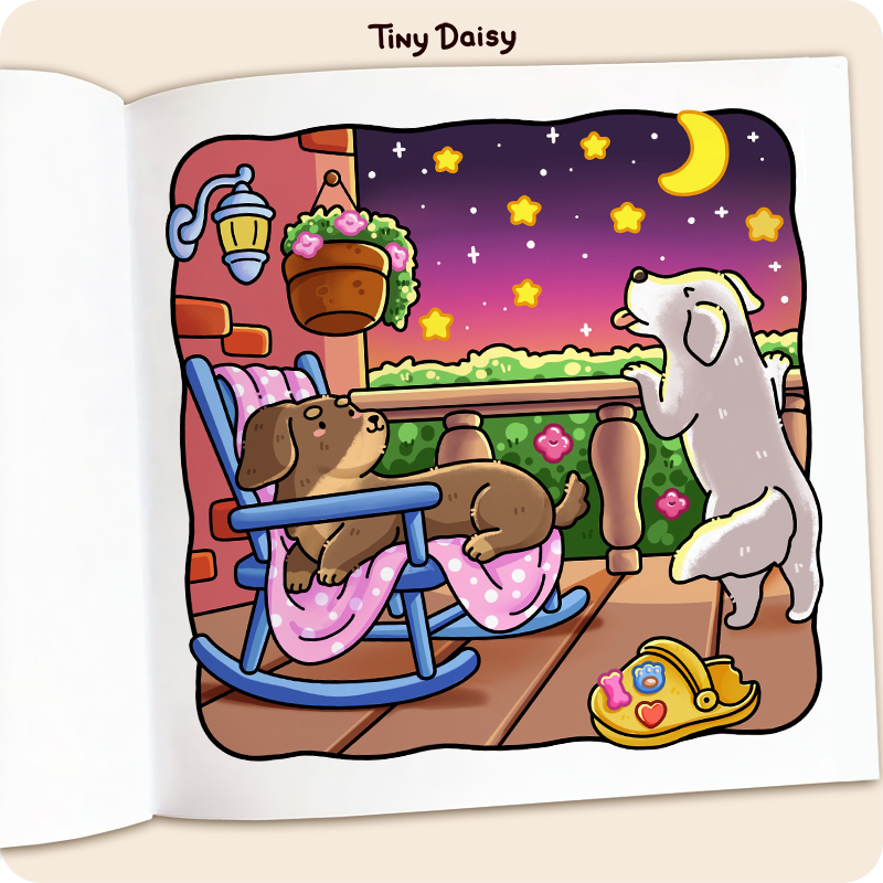 Cozy Dogs Coloring Book - Image 8