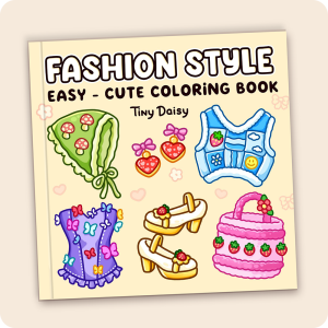 Fashion Style Coloring Book