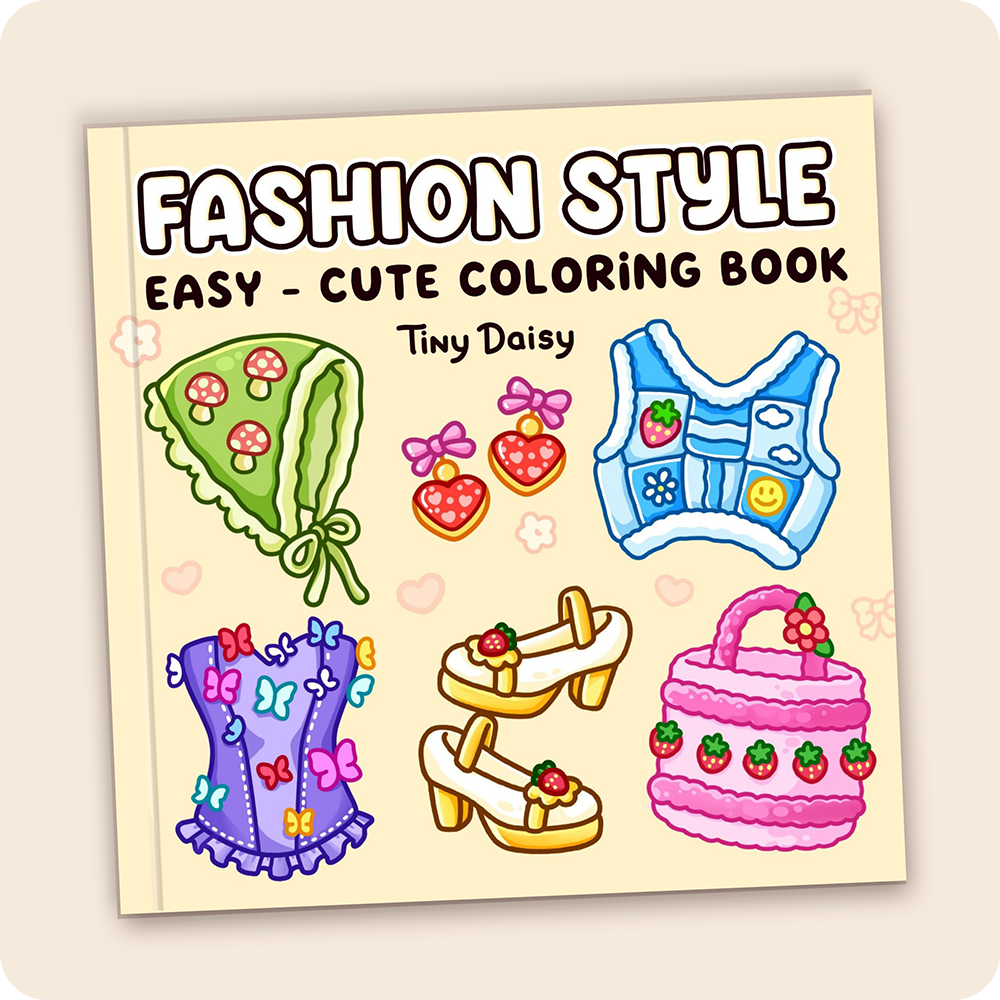 Fashion Style Coloring Book